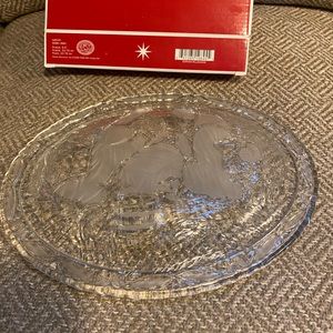 Glass Nativity Plaque